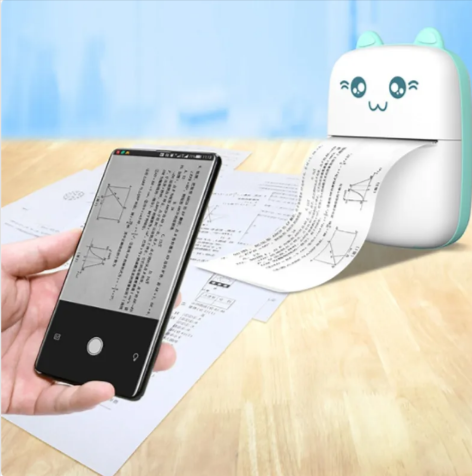 Portable Bluetooth Mini Thermal Printer - Cat