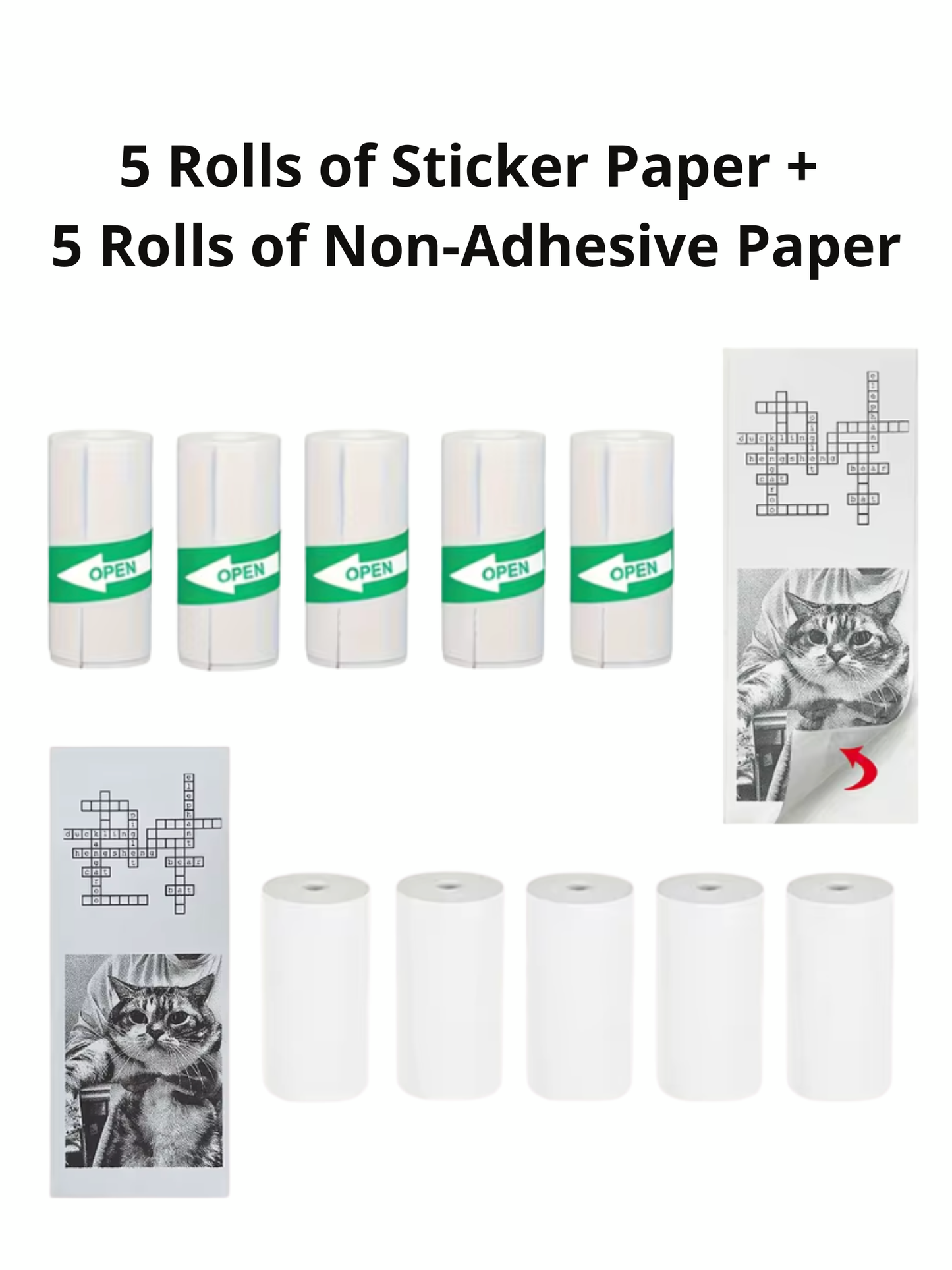 Portable Bluetooth Mini Thermal Printer - Cat