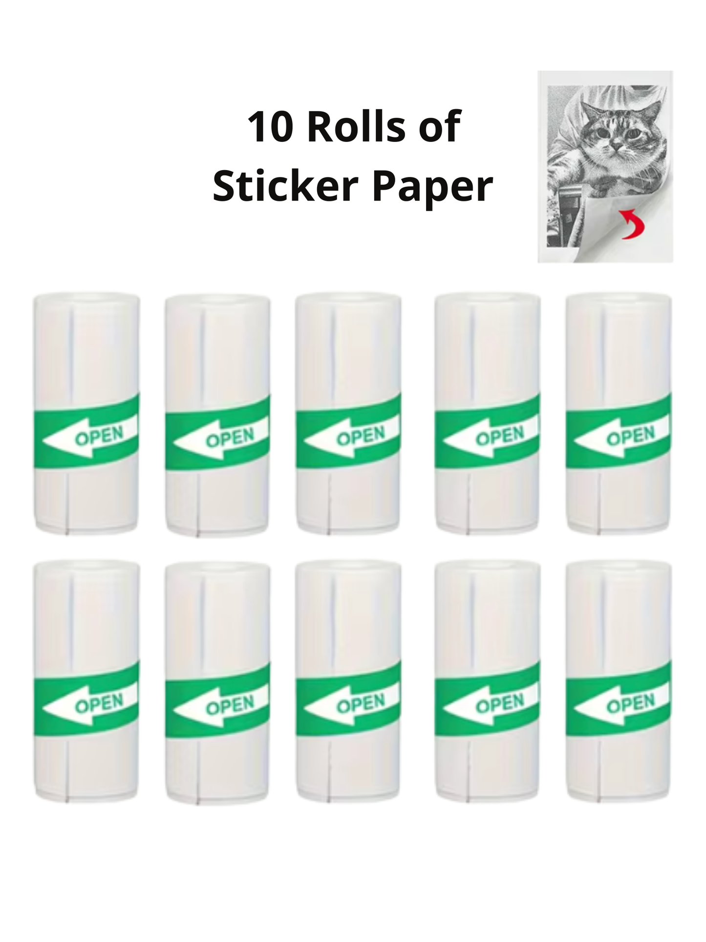 Portable Bluetooth Mini Thermal Printer - Cat