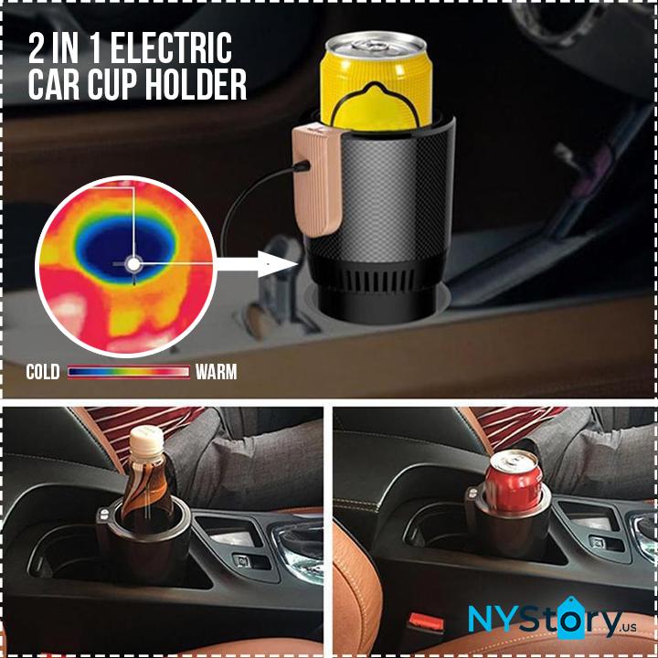 2-in-1 Electric Car Cup Holder