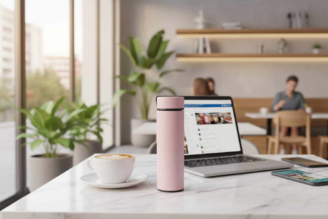 Smart Temperature Display Thermos Water Bottle – 500ml Stainless Steel Vacuum Insulated