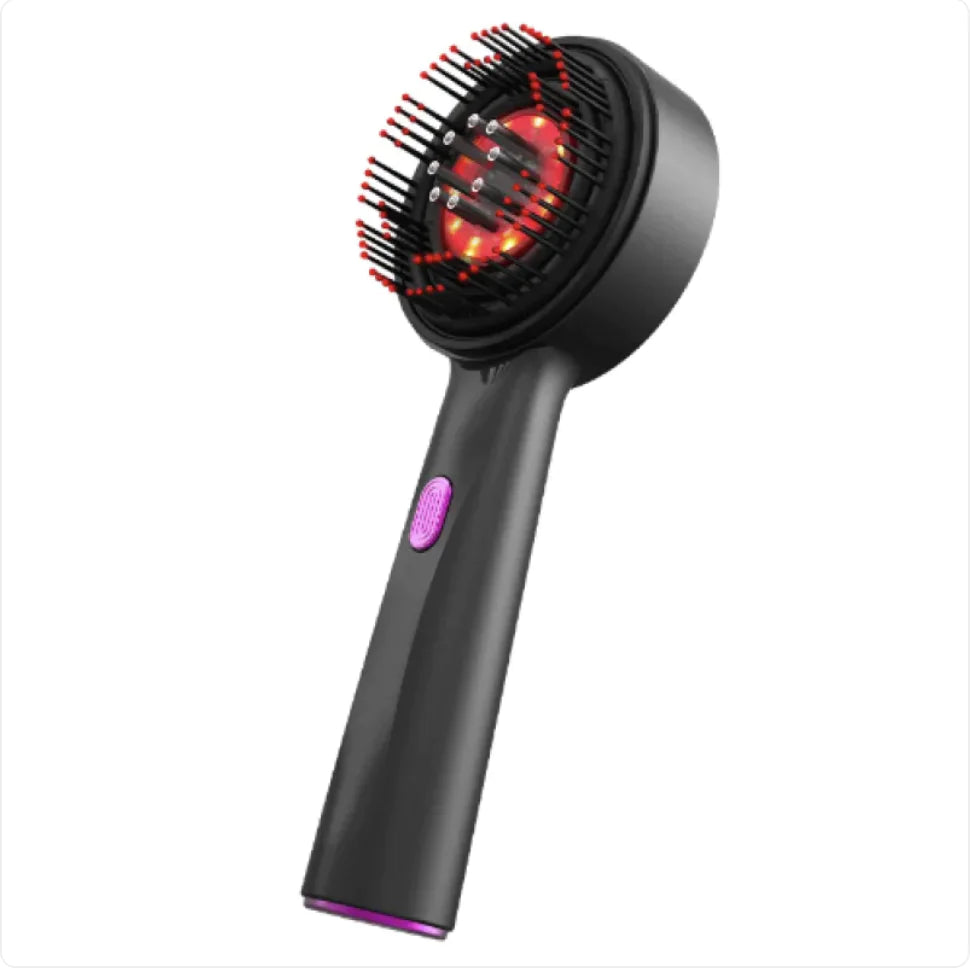 Electric Red Light Massage Hair Brush