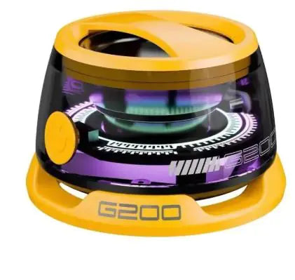 Portable Bluetooth Speaker with Magnetic Phone Holder & RGB Lighting