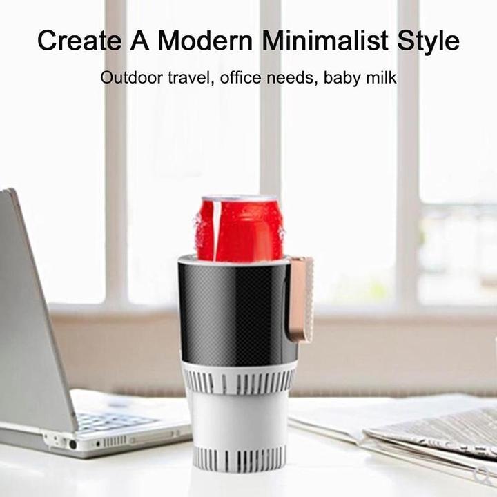 2-in-1 Electric Car Cup Holder