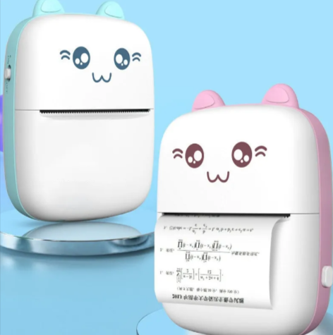 Portable Bluetooth Mini Thermal Printer - Cat