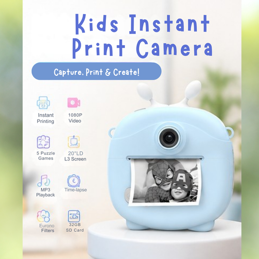 Appareil photo instantané sans encre pour selfies