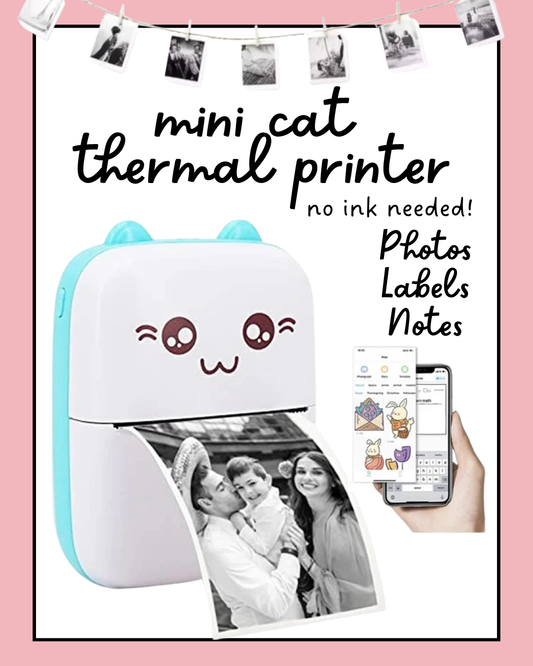 Mini Cat Thermal Bluetooth Pocket Printer