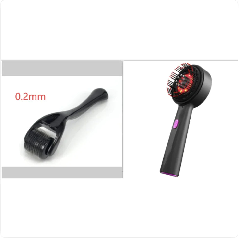 Electric Red Light Massage Hair Brush